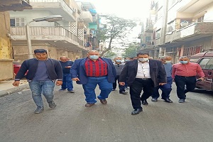 متابعة سير العمل وتفقد حالة النظافة بنطاق الحي