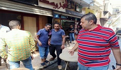 رفع المخالفات والاشغالات  بنطاق الحي 