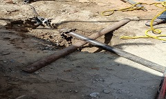 إيقاف أعمال مخالفة بالحي 