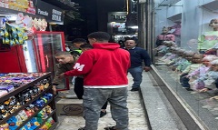 حملة لرفع إشغالات من شارعي عرابي و26 يوليو