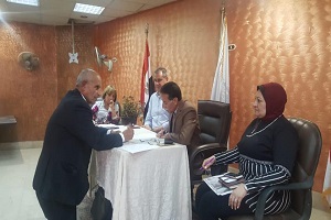 لقاء رئيس حي النزهة مع المواطنين لحل مشاكلهم