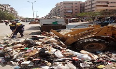 استمرار حملات النظافة العامة بالحي