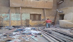 متابعة اخلاء عقار بنطاق الحي 