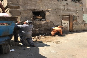 رفع مخلفات درب البزازرة