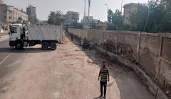 رفع كفاءة ونظافة الشوارع  بنطاق الحي