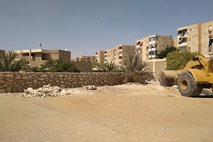 حي 15 مايو يشن حمله إزاله الإشغالات