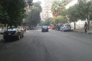 متابعة اعمال الرصف بحي الساحل 