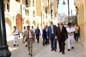محافظ القاهرة يتفقد مشروع روضة السيدة زينب