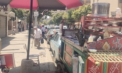 حملة لرفع الإشغالات بشارع سليم الاول 