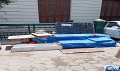 رفع مدرج بدون ترخيص من أمام البريد 