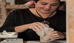 افتتاح ملتقى "خنوم الدولي للنحت والخزف" بقاعة صلاح طاهر في الأوبرا