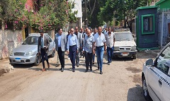  متابعة أعمال التطوير بنطاق الحي 