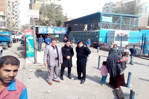 حملة مكبرة لرفع الإشغالات بمحطات المترو 