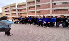 ندوة إرشاديه داخل"مدرسة أحمد عرابي الثانوية بنين" عن "مرض السعار"