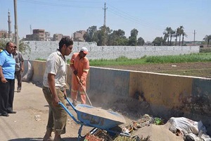 حملة لنظافة الشوارع في حي التبين