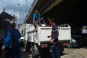 غلق ورش ومحلات مخالفة في دار السلام