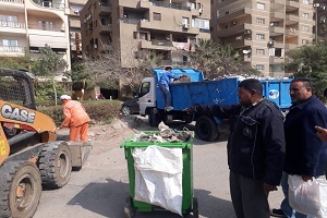 تنظيف و تجريد شارع عماد حمدى بحى شرق مدينة نصر