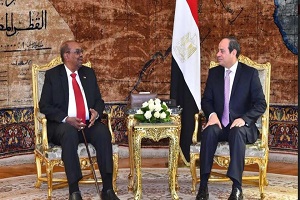 قمة مصرية سودانية بين السيسي والبشير في القاهرة.. اليوم
