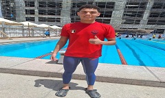 تسجيل السباح سيف خالد بالجزيرة رقم قياسي ببطولة كأس مصر للزعانف