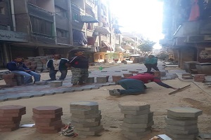 رفع كفاءة كافة الشوارع  بالحي 