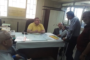      تذليل العقبات التى تواجه مشروعات الصرف الصحى بالحي