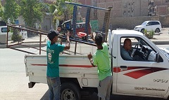 شن حملات لرفع الاشغالات وفرض حالة الانضباط بشوارع الحي