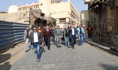 محافظ القاهرة يوجه بسرعة الانتهاء من مشروع تطوير القاهرة التاريخية