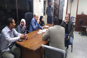 لقاء رئيس الحي بالمواطنين