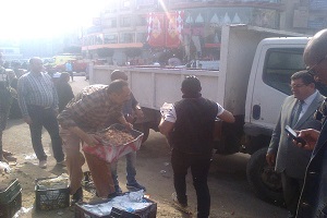 حملة لرفع كافة الاشغالات بميدان المطرية