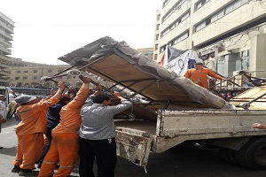 حملة مكبرة لرفع الإشغالات