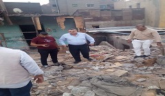 المرور علي سور مصر القديمة ومتابعة سير عمل بنطاق الحي 