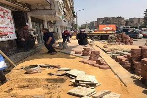 أعمال صيانة وتجديد بالحي