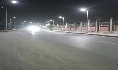 حملة لرفع كفاءة منظومة الإنارة وصيانة الأعمدة والكشافات
