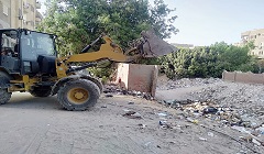 حملة نظافه يوميه لرفع كفاءة الشوارع والميادين الرئيسيه