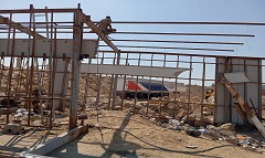 حملة لإزالة التعديات ورفع الإشغالات المخالفة بالحي