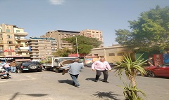 رفع الإشغالات من ميدان عبده باشا