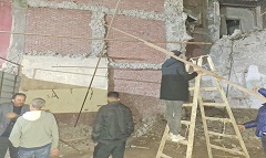 إزالة أعمال مخالفة في المهد بمنطقة الدرب الأحمر 