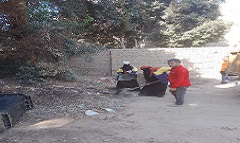استمرار حملات النظافة بمدار اليوم بنطاق الحي