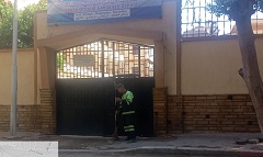 رفع كفاءة النظافة بمحيط المدارس بنطاق الحي 