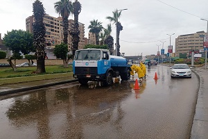 رفع درجة الاستعداد القصوى لمواجهة موجة الطقس السيء