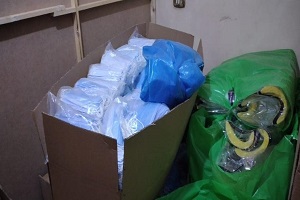 أجهزة العاصمة تقوم بضبط مصنع لإنتاج الكمامات الغير مطابقة للمواصفات بحي الشرابية