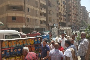 حملة إشغالات وقطع مرافق 