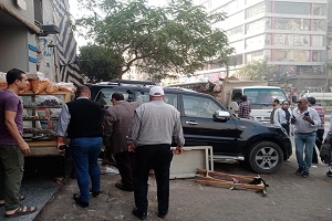 حملة لرفع الإشغالات بالجمالية