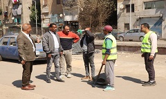 المعاينة المبدئية لإنشاء مباني إدارية جديدة بفرع الهيئة بحي الخليفة