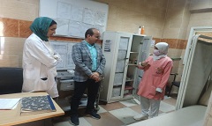رئيس قطاع الصحة بالقاهرة يتفقد منطقة حدائق القبه الطبية