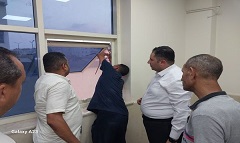 نائب الشمالية يتفقد مبنى الحي الجديد