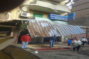 حملة لإزالة الاشغالات بمنطقة أبو السعود بمصر القديمة
