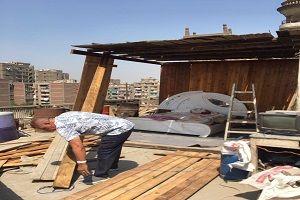 إزالة اعمال مخالفة في المهد 