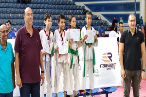 تايكوندو مركز شباب الجزيرة يحصد 19 ميدالية في بطولة الجمهورية