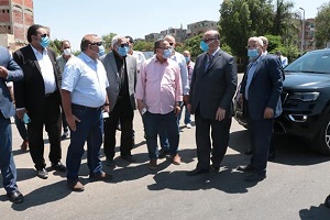 محافظ القاهرة يتفقد أعمال التطوير بالمحاور الرئيسية بمدينة نصر